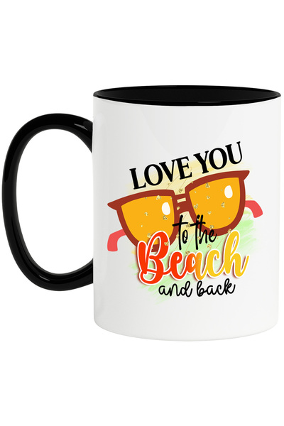 StoryGift Romania Cana cu mesajul "Love you to the beach and back", vara, vac...