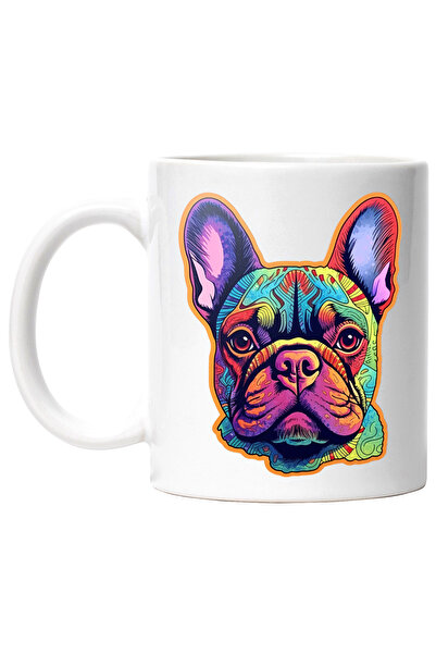 StoryGift Romania Cana Cu Caine, Portret, Psiheledic, Abstract, Bulldog Franc...