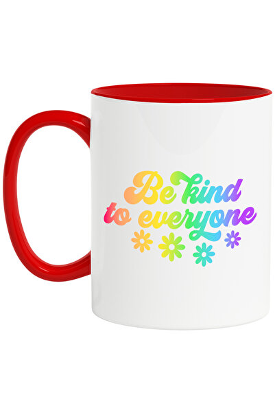 StoryGift Romania Cana cu floricele si mesajul "Be kind to everyone" - fii bu...