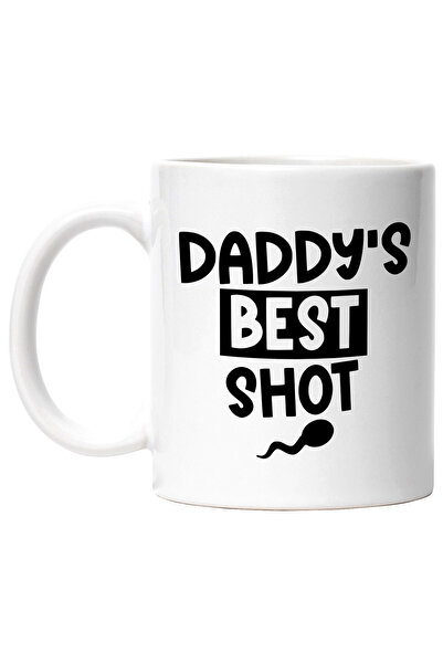 StoryGift Romania Cana cu textul in engleza "Daddy's best shot" - cea mai bun...