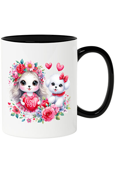 StoryGift Romania Cana cu o catelusa si un catel | veseli | ilustratie | blan...