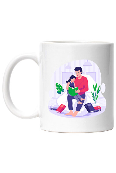 StoryGift Romania Cana Cu Tata, Copil, Carte, Povesti, Multicolor 330 ml, Cer...