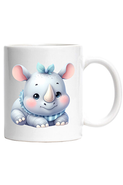 StoryGift Romania Cana cu un pui de rinocer | ilustratie | fericire | timid |...