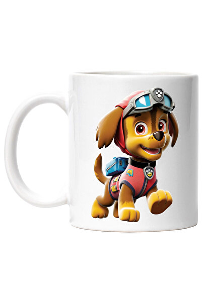 StoryGift Romania Cana cu un catel vesel, ilustratie, 3D, patrula cateilor, c...