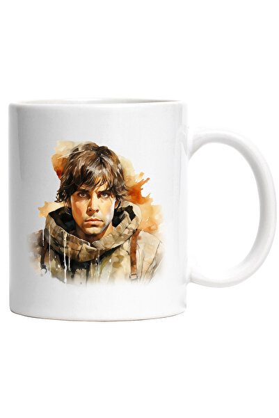 StoryGift Romania Cana Cu Luke Skywalker, Star Wars, Film, Sci FI, Personaj, Multicolor 330 ml, Ce, Cu Maner Alb