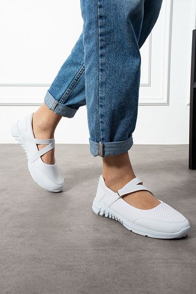 topukludünyası Elastic Daily Women's Ballerina Sports Shoes