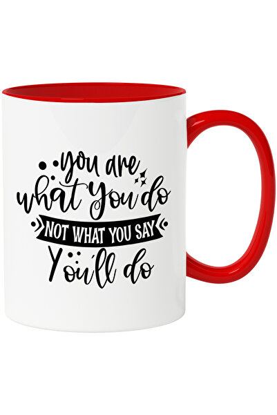 StoryGift Romania Cana cu mesajul "Tu esti ceea ce faci, nu ceea ce spui ca v...