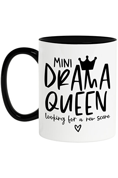 StoryGift Romania Cana cu o coroana regala si mesajul "Miniregina dramei in c...