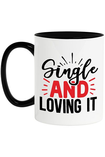 StoryGift Romania Cana pentru cei care sunt siguri si sunt bucurosi de acest lucru cu Maner Negru, Cu Maner Negru