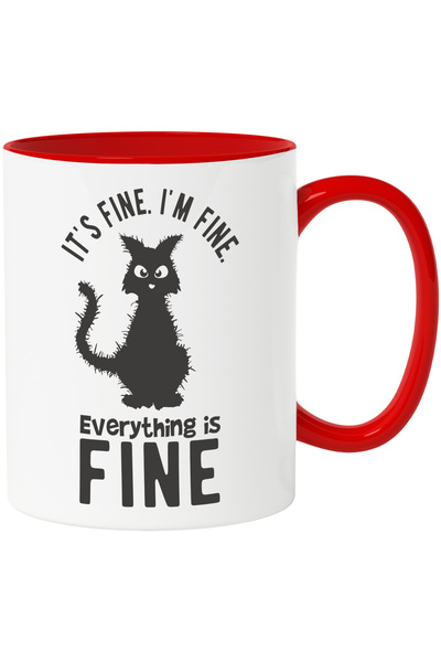 StoryGift Romania Cana cu o pisica pentru cei care spun ca totul este in regu...