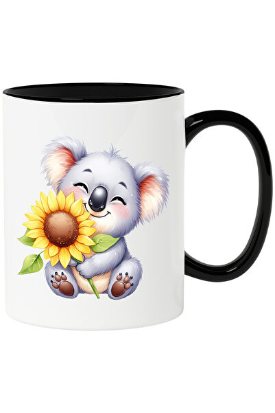 StoryGift Romania Cana cu o ursoaica vesela | ilustratie | Koala | floarea-so...