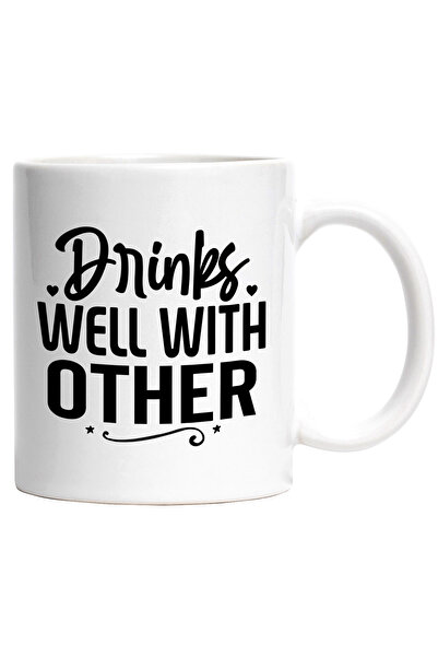 StoryGift Romania Cana cu mesajul "Bea bine cu altul" - bautura alcool cu Man...