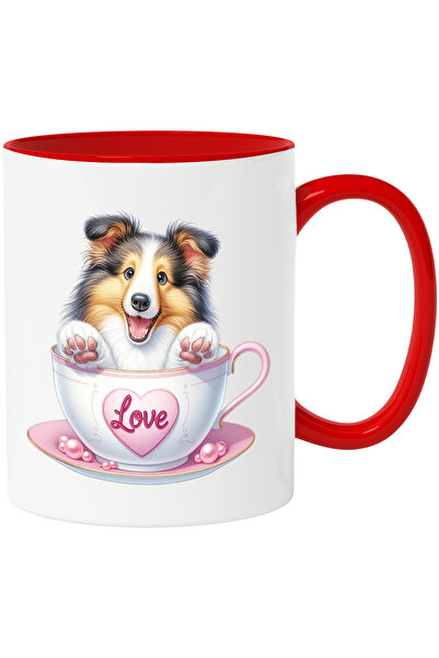 StoryGift Romania Cana cu un caine jucaus | ilustratie | sta intr-o ceasca | ...