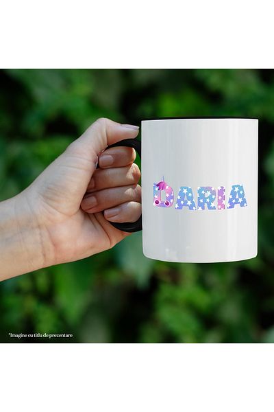 StoryGift Romania Mug With Name Daria, Unicorn, Princess, Fairytale, Cute, 330ml, Ceramic with M, With, STG.