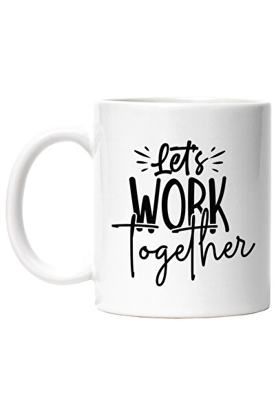 StoryGift Romania Cana cu mesaj in engleza "Let's work together" - hai sa luc...
