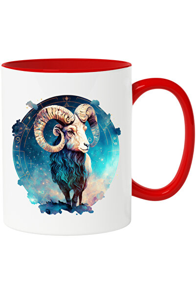 StoryGift Romania Cana cu un berbec serios | ilustratie | cerc | cer instelat...