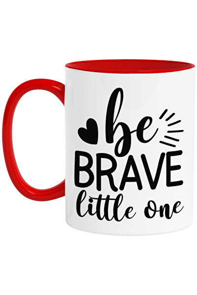 StoryGift Romania Cana cu inimioara si mesajul "Be brave, little one" - fii c...