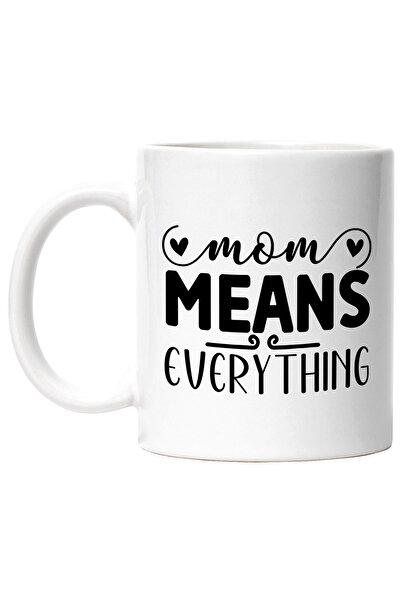 StoryGift Romania Cana cu inimioare pentru mamele iubite cu mesajul "Mom mean...