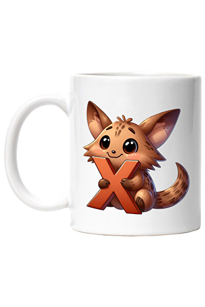 StoryGift Romania Cana cu un animalut cu litera "X", ilustratie, pentru copii...