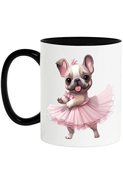 StoryGift Romania Cana cu French Bulldog care danseaza, caine, animal de comp...