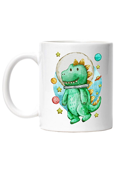 StoryGift Romania Cana Cu Dinozaur, Astronaut, Spatiu, Planete, Multicolor 33...