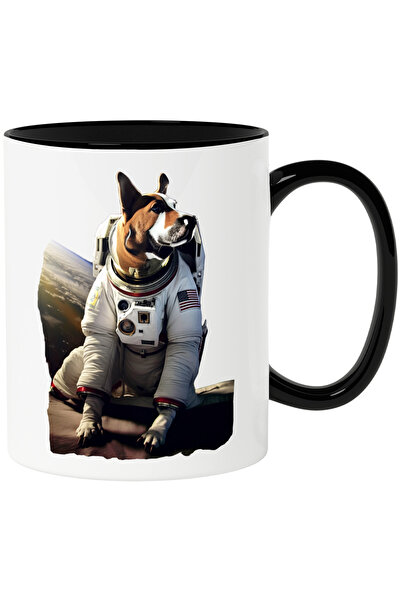 StoryGift Romania Cana Cu Caine in Costum de Astronaut, Galaxie, Stele, Nava ...