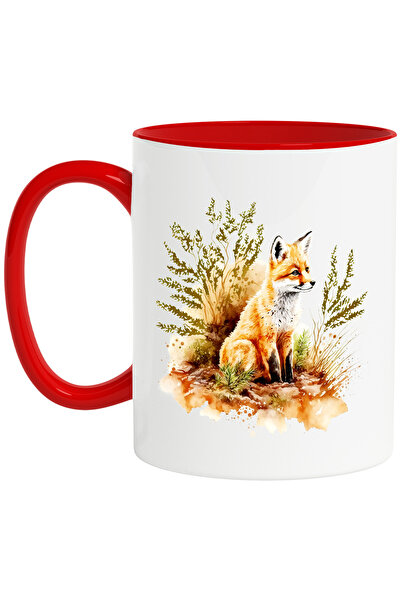 StoryGift Romania Cana cu o vulpe care priveste in gol | ilustratie | plante ...