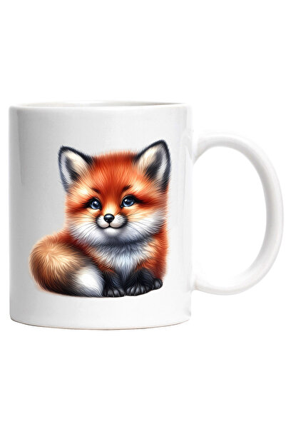 StoryGift Romania Cana cu un pui de vulpe jucaus | ilustratie | cuminte | ves...