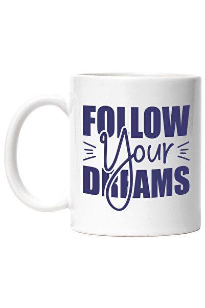 StoryGift Romania Mug with motivational message in English "Follow your dream...