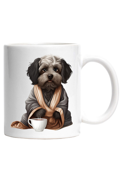 StoryGift Romania Cana cu un catel cenusiu caruia ii este frig | ilustratie |...