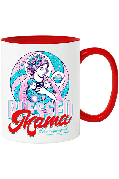 StoryGift Romania Cana cu Mama Si Copii Frati Familie Text Blessed Mama Copii...