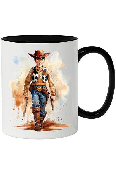 StoryGift Romania Cana Cu Toy Story, Woody, Serif, Pistoale, Nisip, Ploaie, P...