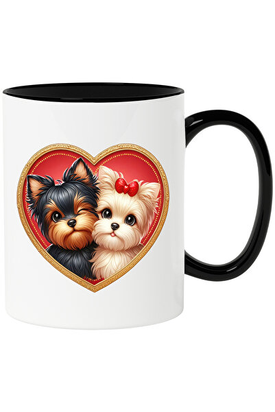 StoryGift Romania Cana cu o catelusa si un catel de talie mica | ilustratie |...