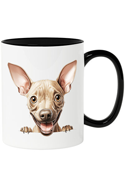 StoryGift Romania Cana cu un catel vesel | ilustratie | se uita peste gard | ...