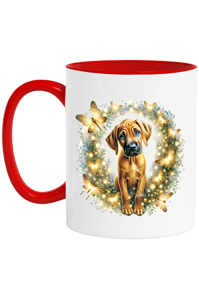 StoryGift Romania Cana cu un catel putin trist | ilustratie | natura | flutur...