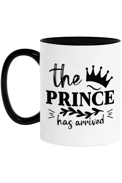 StoryGift Romania Cana cu o coroana regala si mesajul in engleza "The prince ...