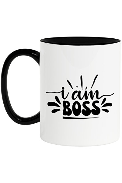 StoryGift Romania Cana cu mesajul in engleza "I am boss" - eu sunt sef cu Man...