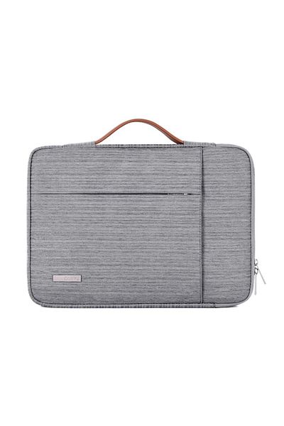 canvasartisan Geantă pentru laptop de 15-16 inci, interior moale pentru protecție, geantă CanvasArtisan - gri