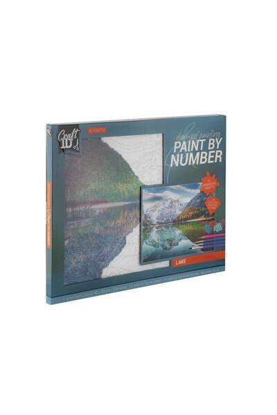 Nassau fine art Set pictura pe numere si diamant 40x50 cm - Lac