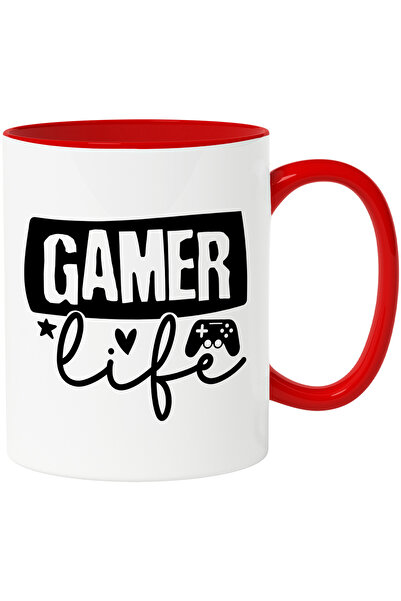 StoryGift Romania Cana cu textul in engleza "Gamer life" - viata de jucator p...