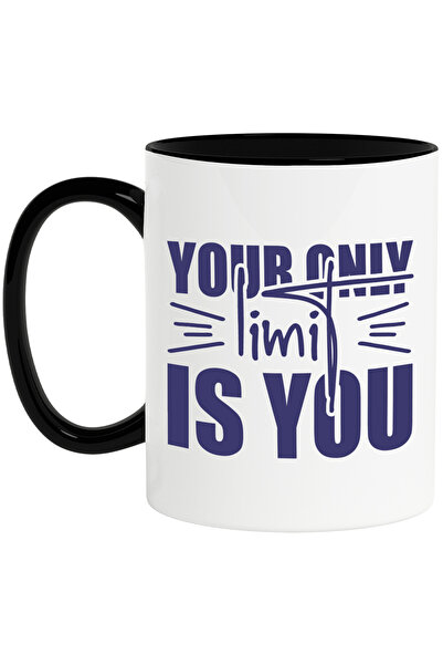 StoryGift Romania Cana cu text motivational in limba engleza "Your only limit...