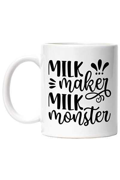 StoryGift Romania Cana cu mesaj in limba engleza "Milk maker, milk monster" c...