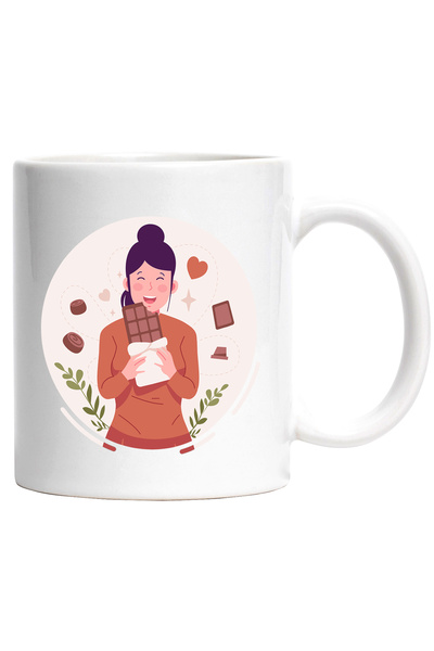 StoryGift Romania Cana Cu Ciocolata, Dulciuri, Praline, Multicolor 330 ml, Ce...