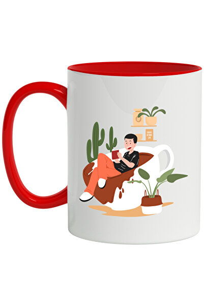 StoryGift Romania Cana Cu Muncitor, Semn, Casca, Constructii, Multicolor 330 ...