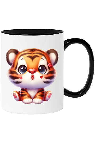 StoryGift Romania Cana cu un pui de tigru care da un pupic | ilustratie | ini...
