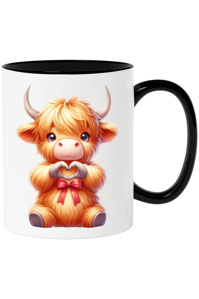 StoryGift Romania Cana cu un zimbru care tine degetele in forma de inima | il...