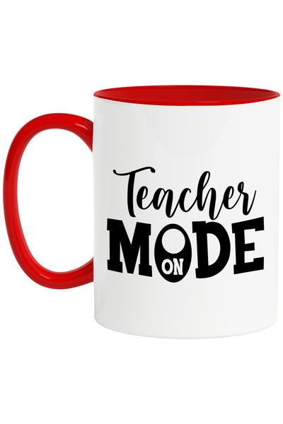 StoryGift Romania Cana cu textul in engleza "Teacher mode on" - modul profeso...