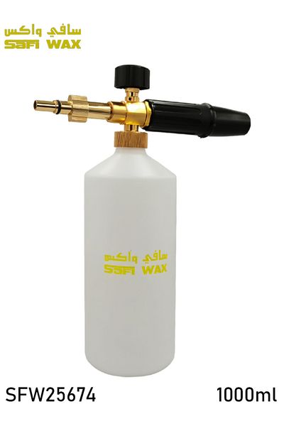SAFI WAX Foam Sprayer 1000ml High-Pressure Car Cleaning Foam Applicator, Adjustable Nozzle, SFW-25674