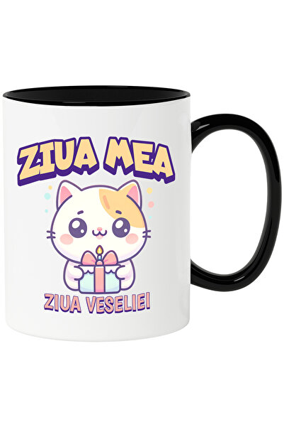 StoryGift Romania Cana Pisica sarbatorita aniversare Ziua mea, ziua veseliei,...