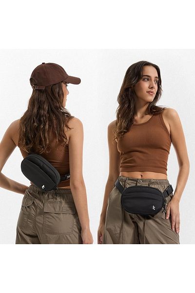 Tomtoc Sports bag with zipper, adjustable, Unisex, Tomtoc, T32 - Grey